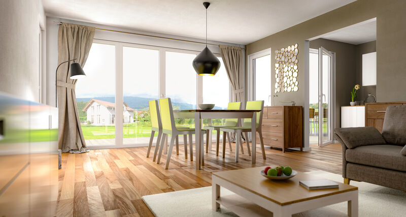 Bungalow 78 Wohnzimmer barrierefrei Bungalow Buchholz