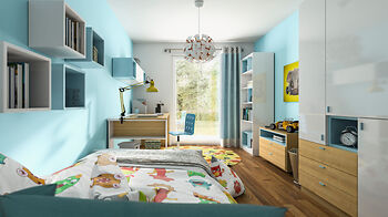 Bungalow 131 Kinderzimmer Haus Buchholz
